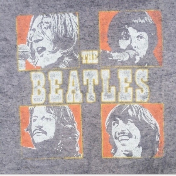 Apple Corp The Beatles Cropped Graphic Tee XL - Picture 10 of 11